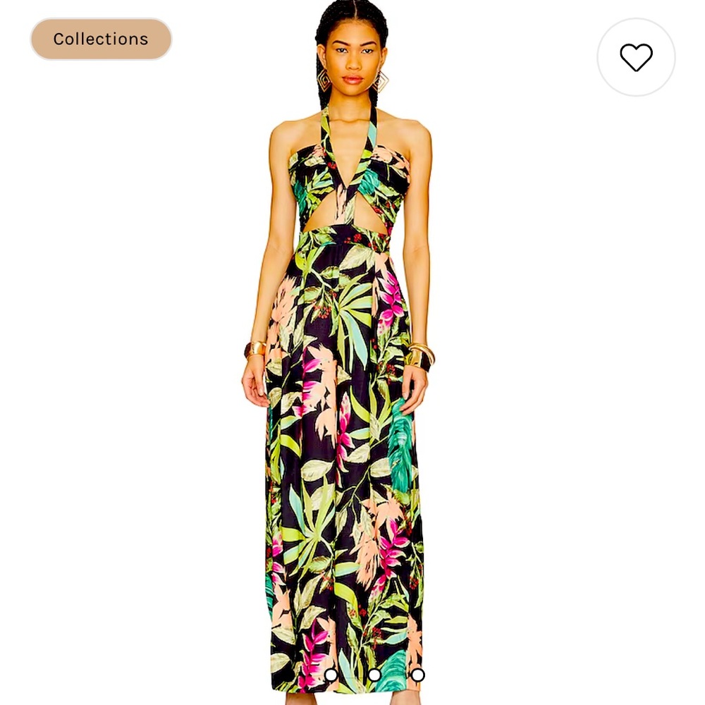 Tropicalia Cutout Jumpsuit in Black
PatBO size 6 nwt 33 inseam